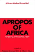 Apropos of Africa