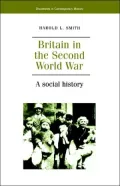 Britain In The Second World War, Vol. 1
