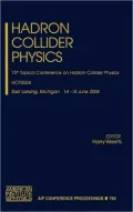 Hadron Collider Physics