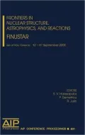 Frontiers in Nuclear Structure, Astrophysics and Reactions: Finustar