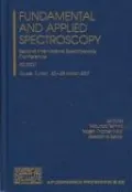 Book cover of Fundamental and Applied Spectroscopy: Second International Spectroscopy Conference, ISC 2007