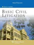 Basic Civil Litigation Third Edition