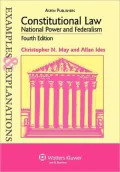 Constitutional Law National Power and Federalism