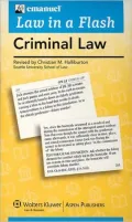Law in a Flash: Criminal Law