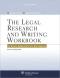 The Legal Research and Writing Workbook, Fifth Edition