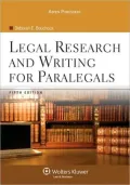 Legal Research and Writing for Paralegals