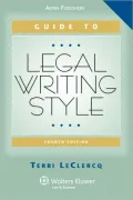 Guide to Legal Writing Style, Fourth Editon
