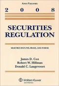 Securities Regulation 2008 Stat Supplement