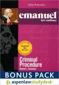 Emanuel Law Outlines: Criminal Procedure (Print + eBook Digital Download Bonus Pack)