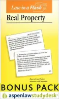 Law in a Flash Property: AspenLaw Studydesk Bonus Pack (Flash Card and Access Card Bundle)