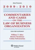 Commentaries And Cases On The Law Of Business Organization, 2009-2010 Statutory Supplement