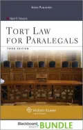 Blackboard Bundle: Tort Law for Paralegals 3e