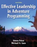 Effective Leadership in Adventure Programming - 2nd Edition