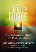 The Daily Bible: New International Version (NIV), multi-colored paperback