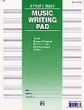 10 Stave Music Writing Pad (8 1/2" X 11"): 80-Pages, Shrink-Wrapped (3-Hole Punched for Ring...