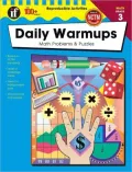 Daily Warmups: Math Problems and Puzzles Grade 3