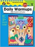 Daily Warmups: Math Problems and Puzzles Grade 4