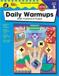 Daily Warmups: Math Problems and Puzzles Grade 5