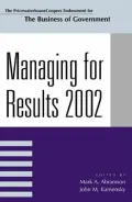 Managing for Results 2002