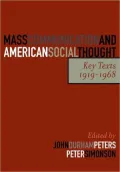 Mass Communication And American Social Thought
