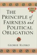 Principle Of Fairness And Political Obligation