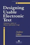 Designing Usable Electronic Text: Ergonomic Aspects of Human Information Usage