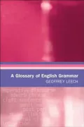A Glossary of English Grammar