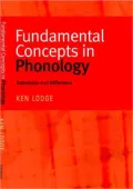 Fundamental Concepts in Phonology: Sameness and Difference