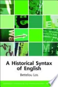 Book cover of Historical Syntax of English