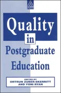Quality in Postgraduate Education