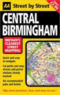 Central Birmingham Sheet Map: AA Street by Street Map