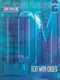 Total Quality Management : Text and Cases
