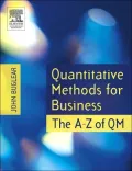 Quantitative Methods for Business: The A to Z of QM