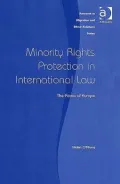 Minority Rights Protection in International Law The Roma of Europe