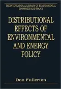 Distributional Effects of Environmental and Energy Policy