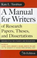 A Manual for Writers of Research Papers, Theses, and Dissertations