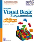 Visual Basic programming for the absolute beginner