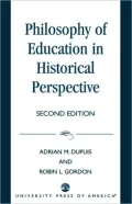 Philosophy Of Education In Historical Perspective