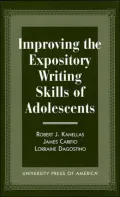 Improving the Expository Writing Skills of Adolescents