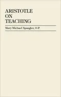 Aristotle on Teaching