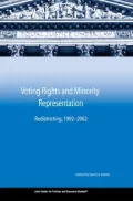 Voting Rights and Minority Representation : Redistricting, 1992-2002