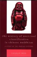 History Of Doctrinal Classification In Chinese Buddhism