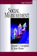Social Measurement (Sage Classics #3)