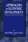 Approaches to Economic Development: Readings From Economic Development Quarterly