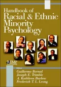 Handbook of Racial and Ethnic Minority Psychology(Racial and Ethnic Minority Psychology)