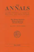 The African American male in American life and thought