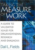 Taking The Measure Of Work