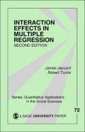 Interaction Effects in Multiple Regression