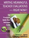 Writing Meaningful Teacher Evaluations - Right Now The Principal's Quick-Start Reference Guide