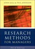 Research Methods for Managers